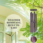 Large Wind Chimes with 6 Heavy Tubes for Outside Deep Tone - 48" Wind Chimes Outdoor Clearance, Deep Tone, Windchimes Outdoors, Memorial, Sympathy Gift, Garden Patio Yard, Home Decorate-Bronze