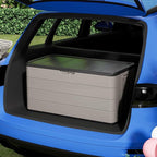 100 Gallon Large Resin Deck Box - Lockable Waterproof Outdoor Storage Bench for Patio Cushions, Garden Tools & Pool Accessories - Wood-Look Texture, Weather-Resistant for Backyard & Porch