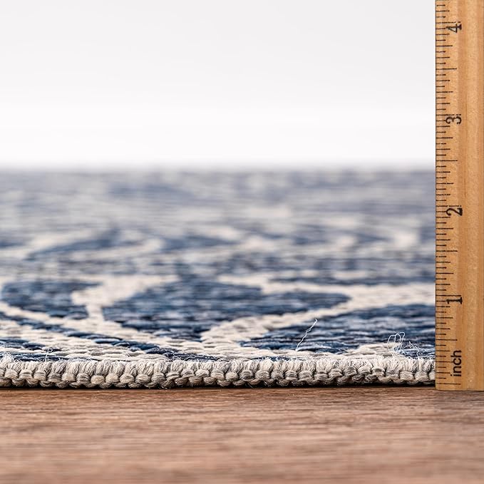 Keen Home Design Terrace Outdoor Area Rug - 12x15 Washable Indoor/Outdoor Rug for Patio, Kitchen, Balcony, Beach, Garden, Deck and Porch, Size: 12'x15'