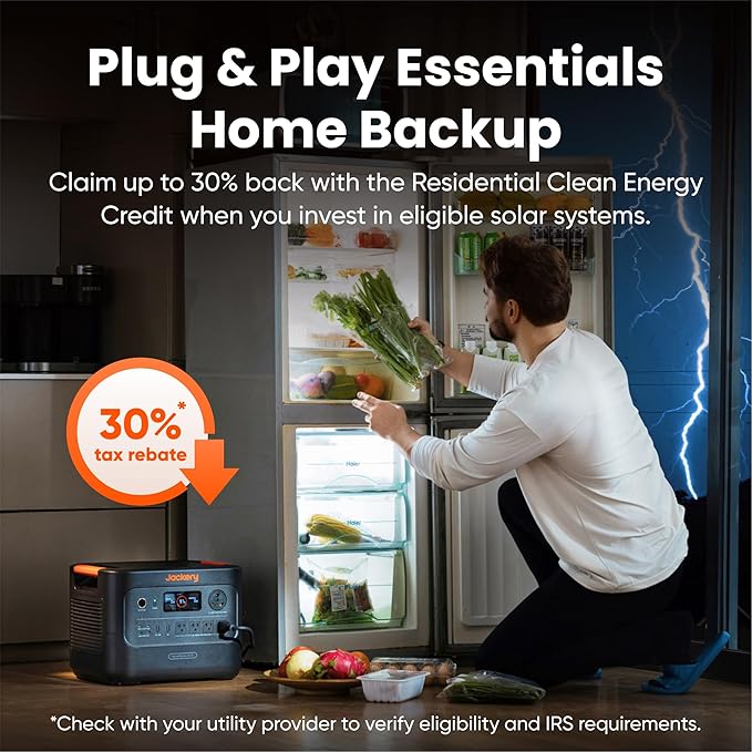 Jackery HomePower 3000 Portable Power Station with Extreme Guard Carrying Bag, 3600W (Surge 7200W) Output, 3072Wh LFP Battery Solar Generator, Essential Backup for Home Use, Power Outage, Emergencies