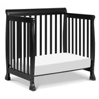 DaVinci Kalani 4-in-1 Convertible Mini Crib in Ebony | Greenguard Gold Certified