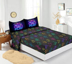 Gamer Comforter Sets Queen,Purple Gaming Bedding Sets for Boys,Gaming Comforter Set,Queen Size Bedding Sets for Boys,Bed in A Bag with Sheets(Queen,Purple Color)