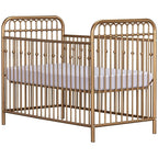 Little Seeds Monarch Hill Ivy Metal Crib, Gold