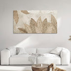 Minimalist & Modern Art for Bedroom Decor Framed Abstract Artwork for Walls Neutral & Contemporary Beige Wall art - Artwork for Living Room and Boho Style Large Abstract Wall Art 24×48IN