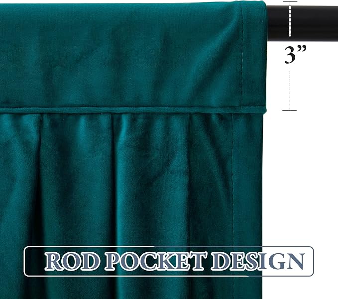 Elegant Velvet Waterfall Valances Curtain W59 inches, 1 Panel | Thermal Insulated Tier Window Decor for Bay Window, Bedroom, Kitchen, Classic Style Valances for Living Dining Room