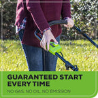 Greenworks 40V 21" Push Mower, 5.0Ah USB Battery