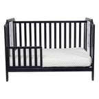 Suite Bebe Celeste 3 in 1 Convertible Island Crib Wood and Acrylic, Black