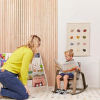 ECR4Kids Bentwood Rocking Chair, Kids Furniture, Grey Wash