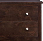 Delta Children Campbell 3 Drawer Dresser, Walnut Espresso