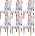 Dining Chair Covers, Stretch Seat Covers, Washable Furniture Protector | 6 Pack, Washable, Stretch Fit, Soft, Non Slip, Dining Chair Covers, Seat Protector, Furniture Protector