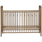 Little Seeds Monarch Hill Ivy Metal Crib, Gold