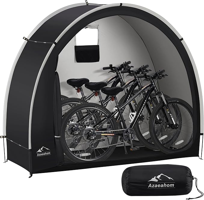 Bike Storage Shed Tent, Waterproof Outdoor Storage Shed for Bicycle, Easy Setup, Portable Storage Tent for Motorcycle,Garden Tools,Lawn Mower