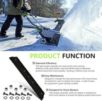 Snow Blower Scraper Bar ASS2100 Replacement for EGO 21-Inch Snow Blower Replacement Parts, Snow Blower Attachment Compatible with EGO SNT2100/SNT2112/SNT2110/SNT2103 21" Snow Blowers