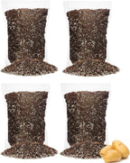 GARDENERA Premium Organic Potting Soil - 20 Quart - The Ideal Growing Medium for Delicious and Nutritious Homegrown Potatoes (4 Bags of 5 Quart)