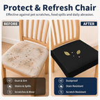 BIETYONE Waterproof Dining Chair Covers, Stretch Seat Protector, Washable | 4 Pack, Waterproof, Spill Resistant, Washable, Stretch Fit, Easy Clean Chair Protector