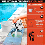 Swimables 8-Pounds Premium Pool Stabilizer & Conditioner, Max Strength Cyanuric Acid for Pools, Spa & Salt Water – Reduces Chlorine Loss, Ideal for Swimming & Hot Tubs