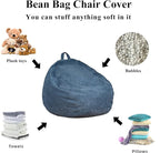 Bean Bag Chairs Cover (No Filler),Bean Bag Cover,Stuffed Animal Storage Bean Bag,Plush Toys Storage Bag,Bean Bag for Kids,Adults,Teens,[Small 32 * 28 in] Red Bean Bags