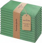 Urban Villa Cloth Napkins Cotton 20x20 (Set of 12) Geen
