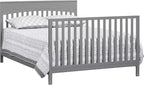 Oxford Baby Harper Full Bed Conversion Kit for 4-in-1 Convertible Crib, Dove Gray, GreenGuard Gold Certified
