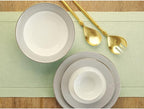 Solino Home Linen Table Runner 48 Inches - 100% Pure Linen Sage Green Hemstitch Table Runner 14 x 48 Inch Ideal for Dresser and Coffee Tables - Fall, Autumn, Thanksgiving - Classic Hemstitch