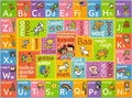 KC Cubs Kids Rug, Baby Play Mat ABC Alphabet with Animals Old MacDonald Educational Learning Game Play Area Non Slip Baby Girl & Boy Carpet for Children Bedroom Toddler Playroom Floor Mat Nursery Rug