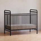 Namesake Abigail 3-in-1 Convertible Metal Crib in Vintage Iron, Greenguard Gold Certified
