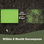 Compost Bags 5 Gallon with Drawstring Tear Off 20 Liter Extra Thick 0.78 Mils Compostable Food Scrap Waste Bags with US BPI ASTM D6400 and Europe OK Compost Home Certified 60 Counts