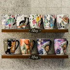 Color Changing Cat Mug for Cat Lovers 12oz | Ceramic Heat Sensitive Coffee Cup for Hot Drinks or Tea | Cute Magic Mug Gift for Women, Mom, Grandma | Perfect Christmas or Holiday Gift for Cat Lovers