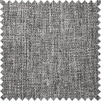 Macochico 100”Wx102”L 100% Blackout Pinch Pleated Linen Curtains for Sliding Door Bedroom Living Room Farmhouse Thermal Insulated Mid Grey Burlap Drapes with Tieback 1 Panel Shabby Chic Style