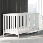 Storkcraft Hillcrest 4-in-1 Convertible Crib (White) - Converts to Daybed, Toddler Bed, and Full-Size Bed, Fits Standard Full-Size Crib Mattress, Adjustable Mattress Support Base