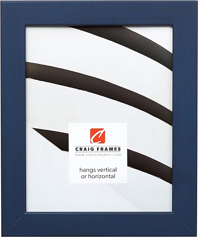 Craig Frames 20x30 Blue Picture Frame, Wall Decor for Art and Photos | A lightweight, shatter resistant acrylic front, made in the USA for a gallery display