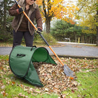 Foldable Pop Up Leaf Collector, Miniature Leaves Pickup and Loader Bag, Lawn Portable Leaf Bags for Cleaning Up Garden Weeds Branches Waste Trash