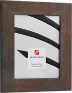 Craig Frames 16x20 Weathered Steel Picture Frame for Posters and Wall Decor | Lightweight shatter resistant acrylic facing with a rigid backing board, made in the USA