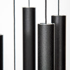 Corinthian Bells by Wind River - 30 inch Black Wind Chime for Patio, Backyard, Garden, and Outdoor Decor (Aluminum Chime) Made in The USA