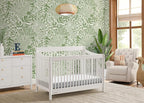 Delta Children Brooks 6-in-1 Convertible Crib - Greenguard Gold Certified, Bianca White