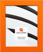 Craig Frames Colori 125, 9x12 Picture Frame, Arancione Orange