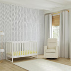 Davinci Hunter 3-in-1 Convertible Crib, White, Easy Assemble, Greenguard Gold Certified