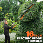 MAXLANDER 40V Weed Wacker Cordless, String Trimmer/Edger, Pole Saw, Hedge Trimmer and Brush Cutter, 4-in-1 Multi-Tool Kit with 2X20V 4.0Ah Battery and Charger