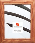 Craig Frames 12x16 Brown Picture Frame, Wood Wall Decor for Art and Photos | Ready to hang with a protective glass front, made in the USA for a gallery display