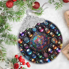 Alchemy Stained Glass Ornament - Christmas Ornament - Christmas Decorations for Tree - Holiday Present Ideas - Gift Exchange