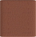 Modern Channel Rust Chenille Foot Stools Ottoman Home Décor, Soft Ottoman Foot Rest Chair for Bedroom and Living Room, Vanity Chair and Stool in Dressing Area, and Lounge (Rust Chenille)