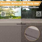 NUNU LAB 101 Gallon Large Waterproof Resin Deck Box, Lockable Outdoor Storage Box with Gas Lift, Patio Cushions, Garden Tools, Pool Supplies, Indoor Outdoor Storage Container, Grey