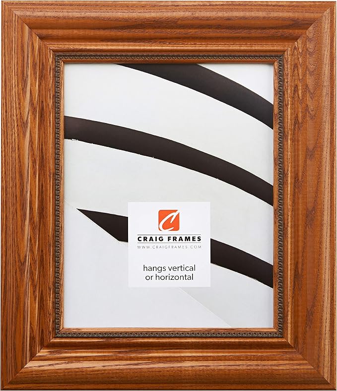 Craig Frames 15177483250 13 by 19-Inch Picture Frame, Solid Wood, 2.25-Inch Wide, Honey Oak