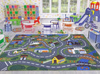 Ottomanson Jenny Children's Collection, Area Rug - 3'3" x 5', Educational Traffic