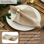 Newbridge Barcelona Luxury Damask Fabric Tablecloth, 60” Wide x 102” Oval, Golden Beige, 100% Polyester, No Iron, Soil Resistant Dining Room, Party and Banquet Table Cover