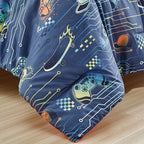 for Kids Game Boy 4-Piece Comforter Set - Beautiful Motif Design Bedding Set with Embrodery Print