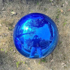 Big Shiny Balls Giant Inflatable Mirror Balls for Events & Decor - Party, Advertising, Shows, Stage Decoration - Hanging & Standing-Various Sizes & Colors - Blue (1.2m/3.94ft)