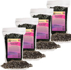 Premium African Violets and Gesneriad Premium Soil Mix by Gardenera - 20 Quart - Horticultural Perlite, Vermiculite, Sphagnum Peat Moss - Made in USA - (4 Bags of 5QT)