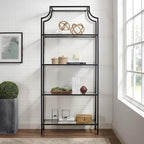 Crosley Furniture Aimee Etagere Bookcase, Oil-Rubbed Bronze