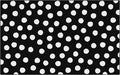 Flagship Carpets Schoolgirl Style Picasso Painted Dots Classroom Area Rug for Indoor Classroom Learning or Kid Bedroom Educational Play Mat, 7'6"x12', Black